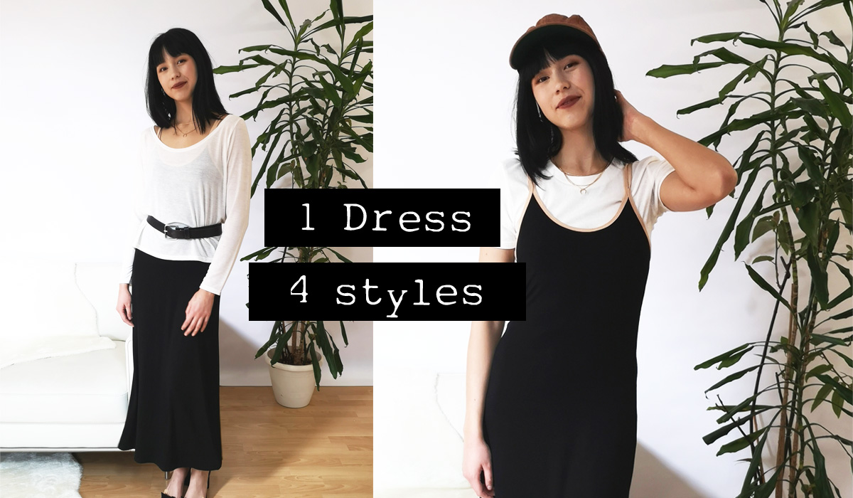 4 ways to style 1 dress